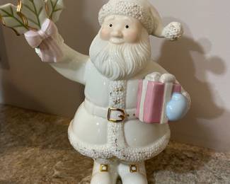 Lenox Ceramic Santa,  8"H, was  $12, NOW $8