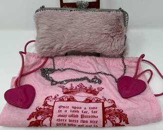 Juicy Couture pink fur handbag, $25