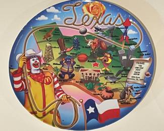 McDonald's State Collector Plate Texas 2002 , was $8, NOW $5