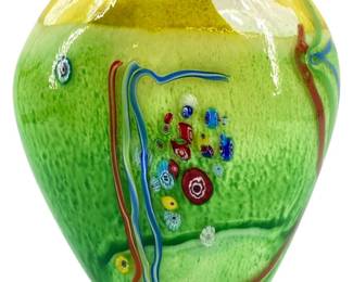 Vintage Murano Art Glass Vase
