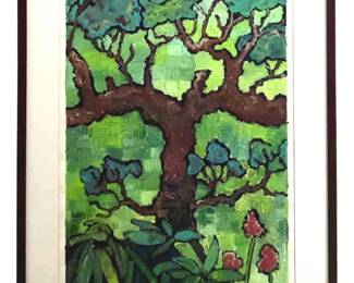 Signed Robert Doran Acrylic on Paper
