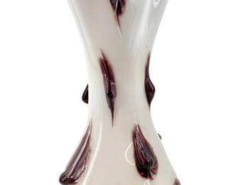 Hand Blown E. Zareh Art Glass Vase
