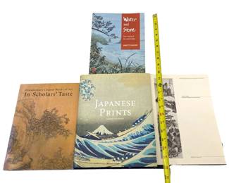 4pc Japanese and Chinese Art Books
