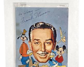 Frank Thomas Disney Autograph
