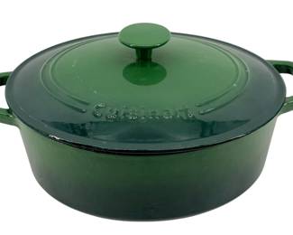 5.5QT Emerald Green Cast Iron Cuisinart Dutch Oven
