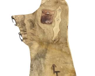Antique Western Leather Chaps
