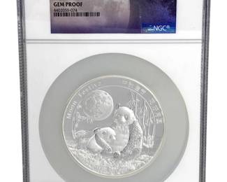 10oz Chinese Panda-Moon Festival 999 Silver Coin
