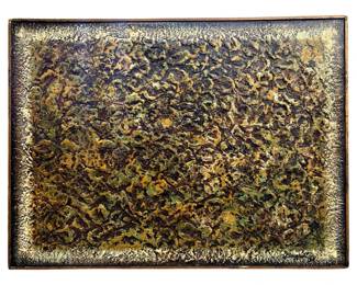 Signed John Baggett “Untitled" Textured Oil Paint
