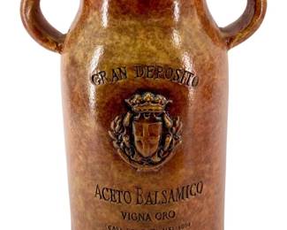 Vintage Ceramic Gran Deposito Earthware Jar
