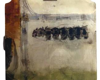 Vintage Hollack Modern Abstract Lithograph
