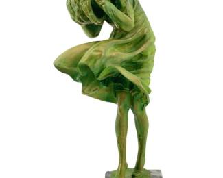 Art Deco Chiparus Resin “The Squall" Reproduction
