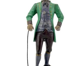 Antique Cast Iron English Gentleman Door Stopper
