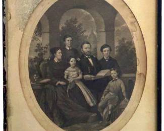 E.B.Bensell “Gen. Grant & Family" Etching
