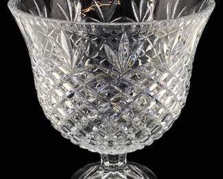Large "Shannon" Godinger Crystal Punch Bowl
