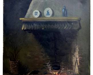 Signed Benton Spruance “Lamentation" Lithograph
