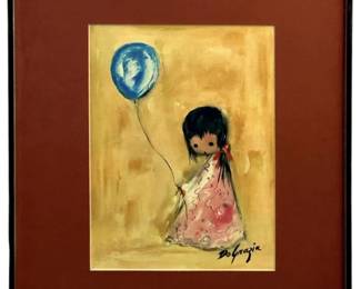 Ted DeGrazia “Girl With a Balloon" Lithograph
