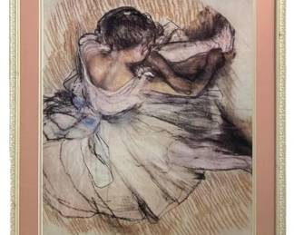 Edgar Degas “Dancer Adjusting Her Shoe" Print

