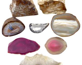 8pc Agate Collection
