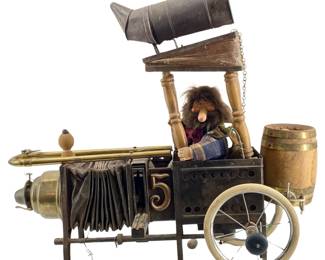 Brian Kidwell Assemblage Man Driving Vehicle
