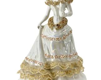 Vintage Romanian Porcelain “A Pulum" Sculpture
