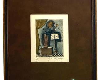 Graciela Rodo Boulanger Conductor Lithograph
