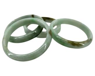 4pc. Jade Bangle Bracelets
