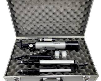 Vintage Cstar Optics Telescope in Case
