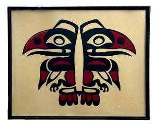 Alaska Originals “Split Raven" Silk Screen Litho
