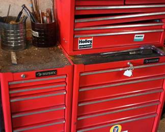 Husky Stackable/Rolling Tool Boxes