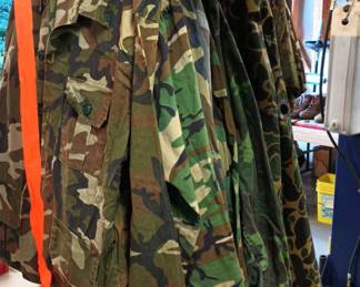 Assortment of Mens Camo Jackets