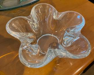 5 Lobe Clear Glass Candy Dish