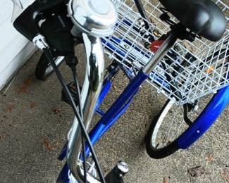 7 Speed Red White &Blue Adult Tricycle 