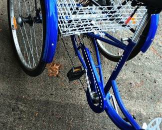 7 Speed Red White &Blue Adult Tricycle 