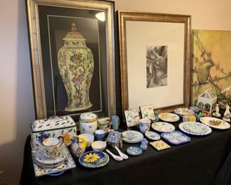 BLUE AND WHITE DECOR