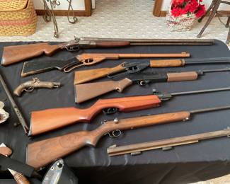 OLD SHOTGUN, BB, PELLET, 22, 410. GUNS
