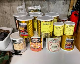 NEVER OPEN CAMPING FOODS , SURVIVAL FOOD