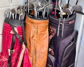 Golf clubs and holsters