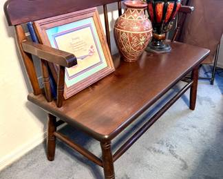 Vintage wood bench