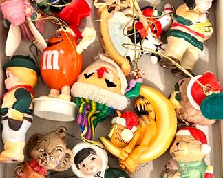 Vintage holiday ornaments