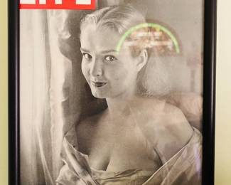 Vintage framed Life Magazine