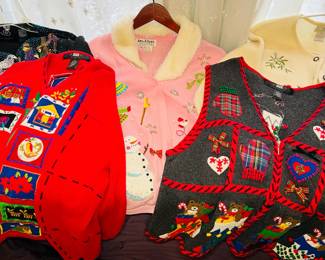 Sweet Christmas Sweaters & Vests