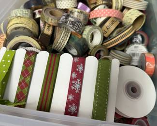 Large collection of ribbons ribbon