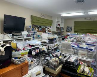 Large scrapbook supplies room everything a scrapbook  could ever want