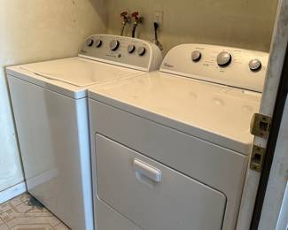 Whirlpool, washer and dryer