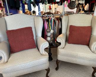 Wing back chairs