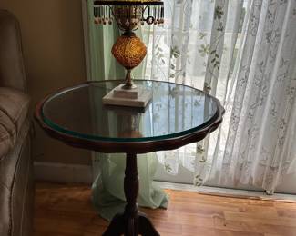 Brown antique table