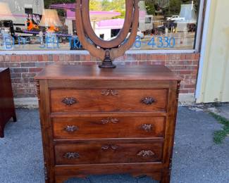 Victorian Dresser with Mirror