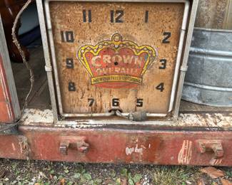 Crown Overalls Clock