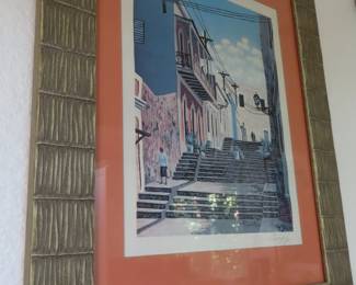 Framed artwork. Puerto Rico.