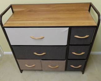 Basket storage chest.